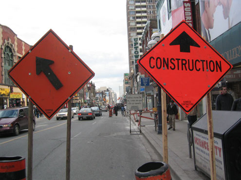 under construction